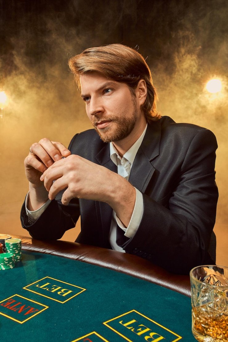 Live dealer blackjack studio with multiple players and real-time betting